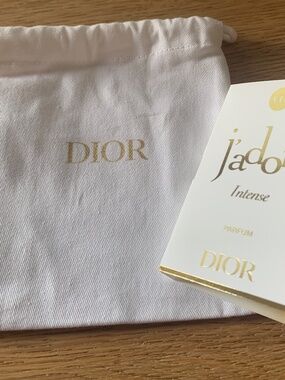 ♦️Dior NWT Bundle of 2 jadore intense purse spray and Dior dustbag drawstring
